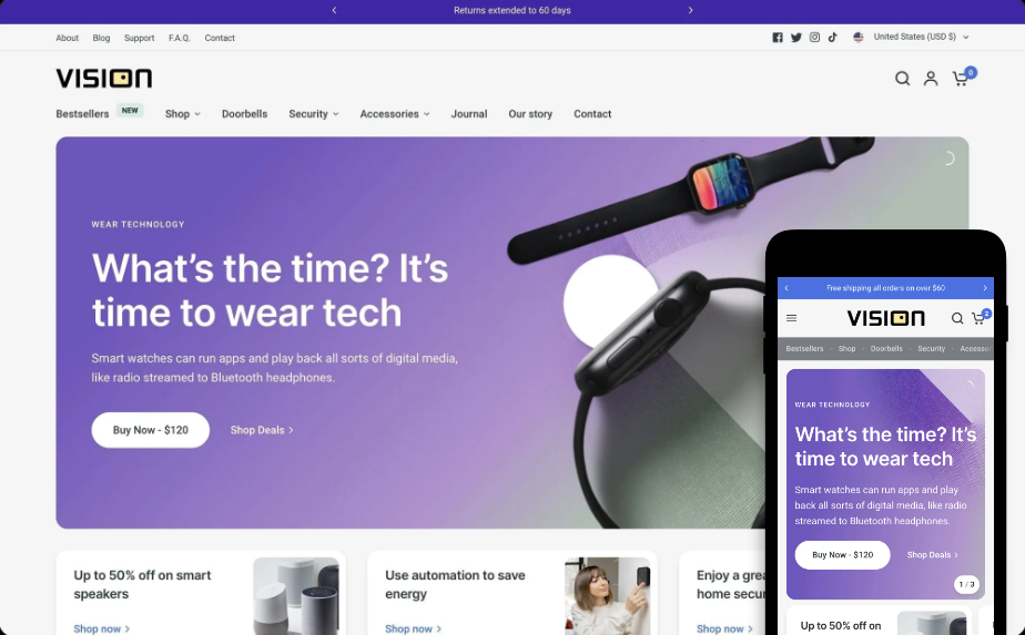 Shopify Vision Theme