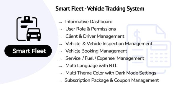 Smart Fleet SaaS Vehicle Tracking System