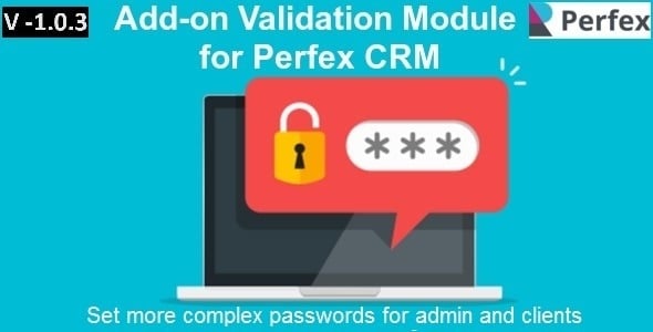 Add-on Password Validation Module for Perfex CRM