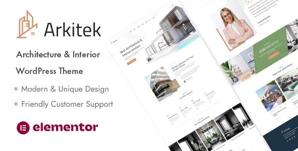 Arkitek Architecture & Interior WordPress Theme