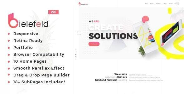 Bielefeld - Multipurpose Creative Portfolio WordPress Theme