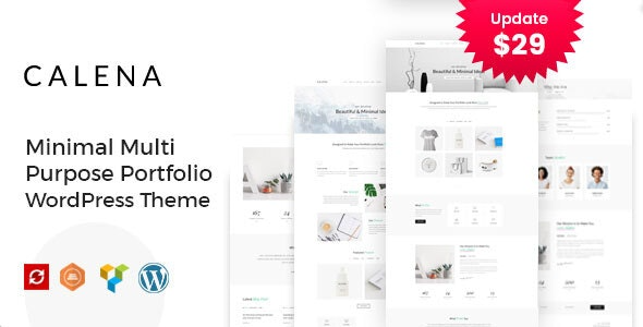 Calena - Minimal Portfolio WordPress Theme