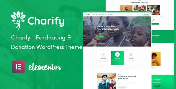 Charify Fundraising & Donation WordPress Theme