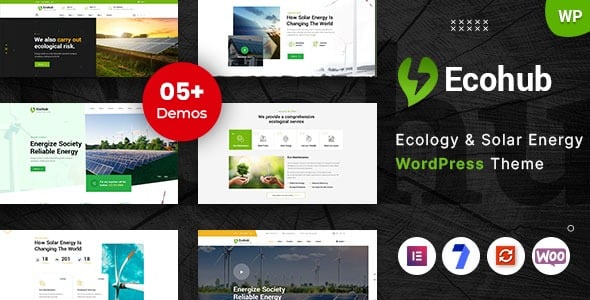 Ecohub Ecology Solar WordPress Theme