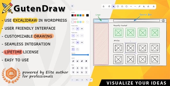 GutenDraw Visualize Ideas with Excalidraw in WordPress