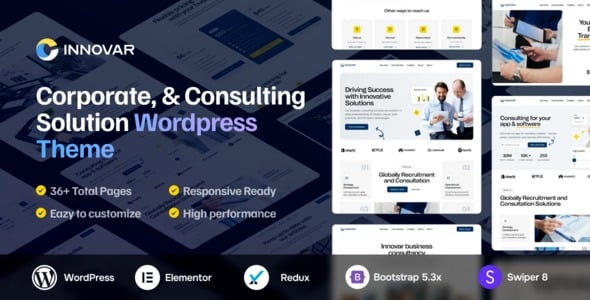 Innovar A Corporate & Consulting Solution WordPress Theme