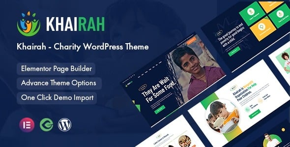 Khairah Charity WordPress Theme