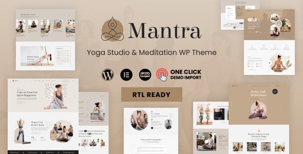 Mantra Yoga Fitness WordPress Theme