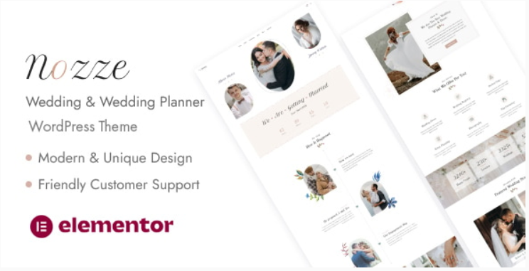 Nozze Wedding & Planner WordPress Theme