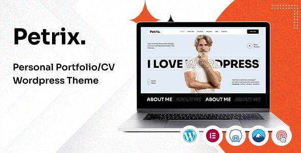 Petrix Personal Portfolio WordPress Theme