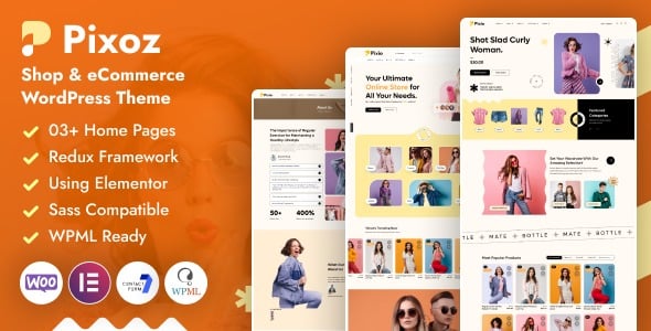 Pixoz Fashion Shop & eCommerce WordPress Theme