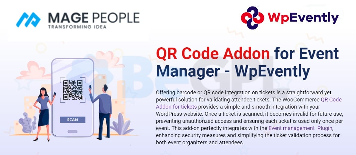 QR Code Addon for Event Manager for WpEvently