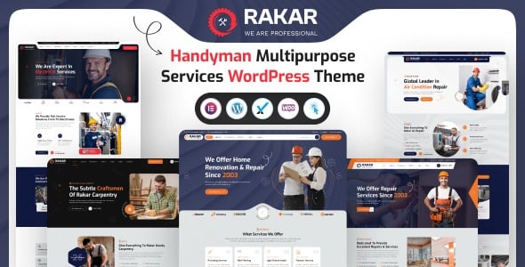 Rakar Multipurpose Services WordPress Theme