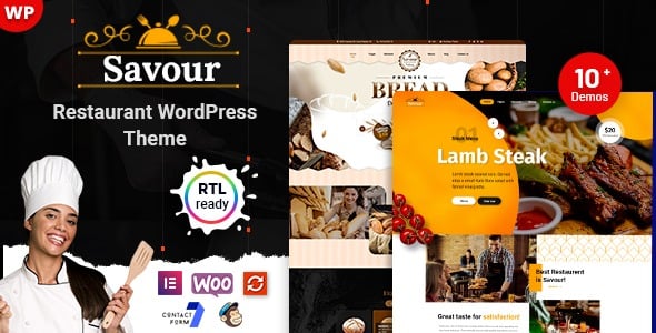 Savour Restaurant WordPress Theme