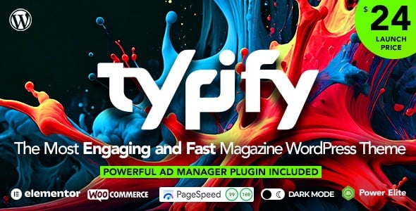 Typify Newspaper & Magazine WordPress Theme