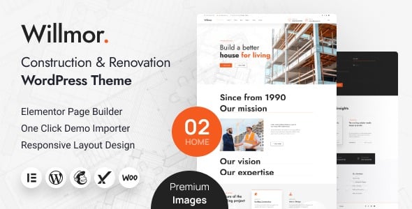 Willmor Construction WordPress Theme