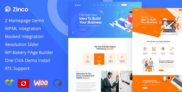 Zinco Digital Marketing Agency WordPress Theme