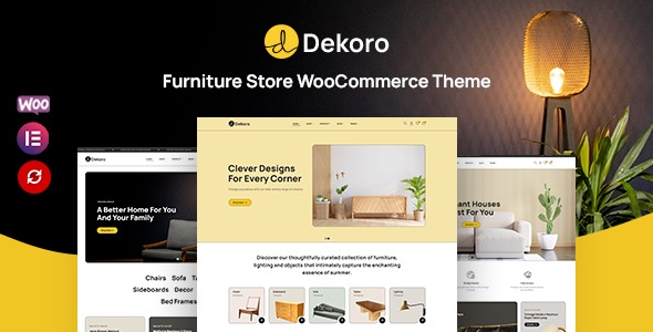 Dekoro Furniture Store WooCommerce Theme