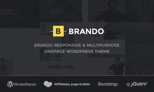 Brando - Responsive and Multipurpose OnePage WordPress Theme