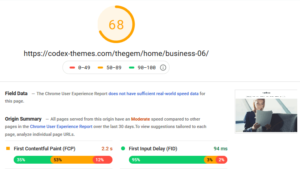 TheGem WordPress Theme PageSpeed Insights Desktop Test