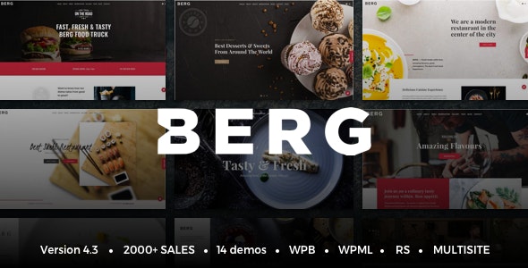 BERG Restaurant WordPress Theme