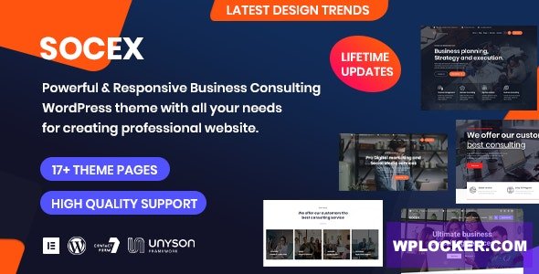 Socex - Consulting & Business WordPress theme
