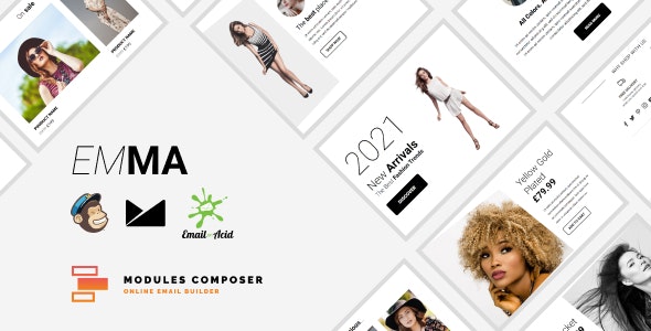 Emma - E-commerce Responsive Email for Fashion & Accessories with Online Builder