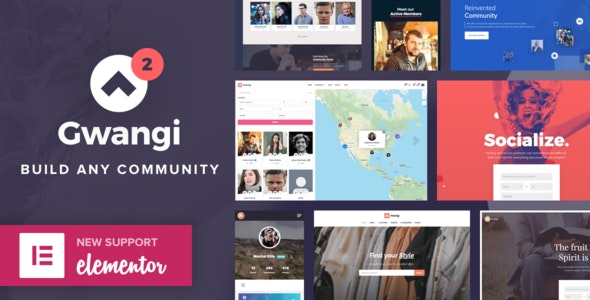 Gwangi - BuddyPress Community Theme