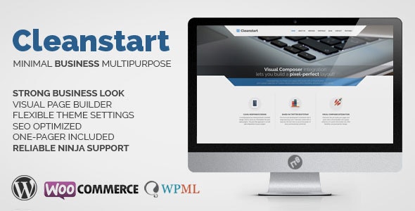 Cleanstart - Corporate Business WordPress Theme