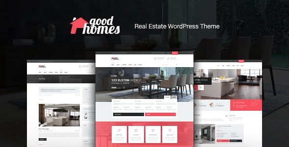 Good Homes - A Contemporary Real Estate WordPress Theme